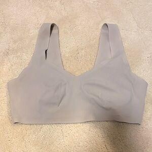 Aerie Smoothez Seamless Nude Removable Padded Bralette Size Large Stretchy